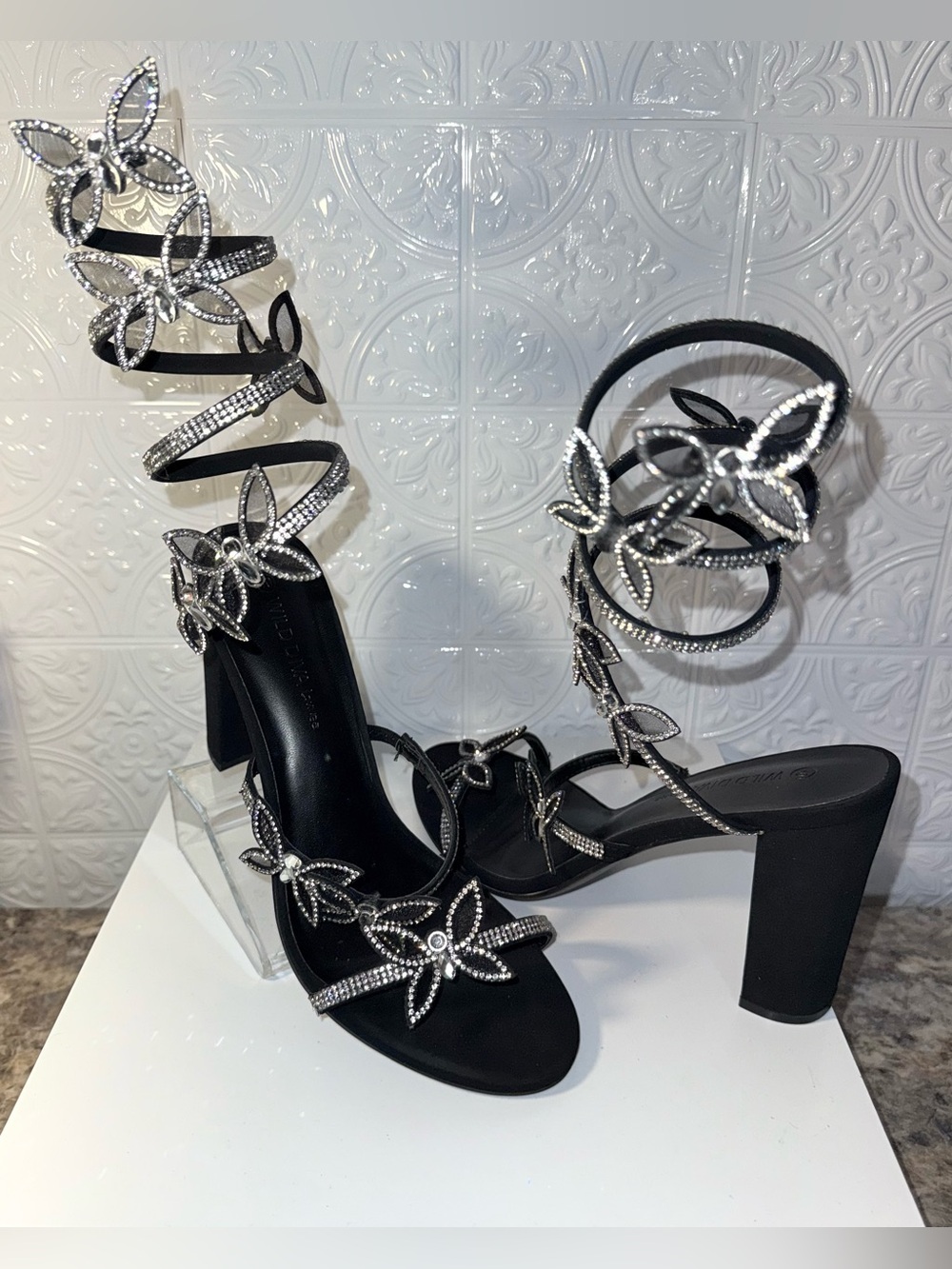 Wild Diva Lounge Butterfly Heels